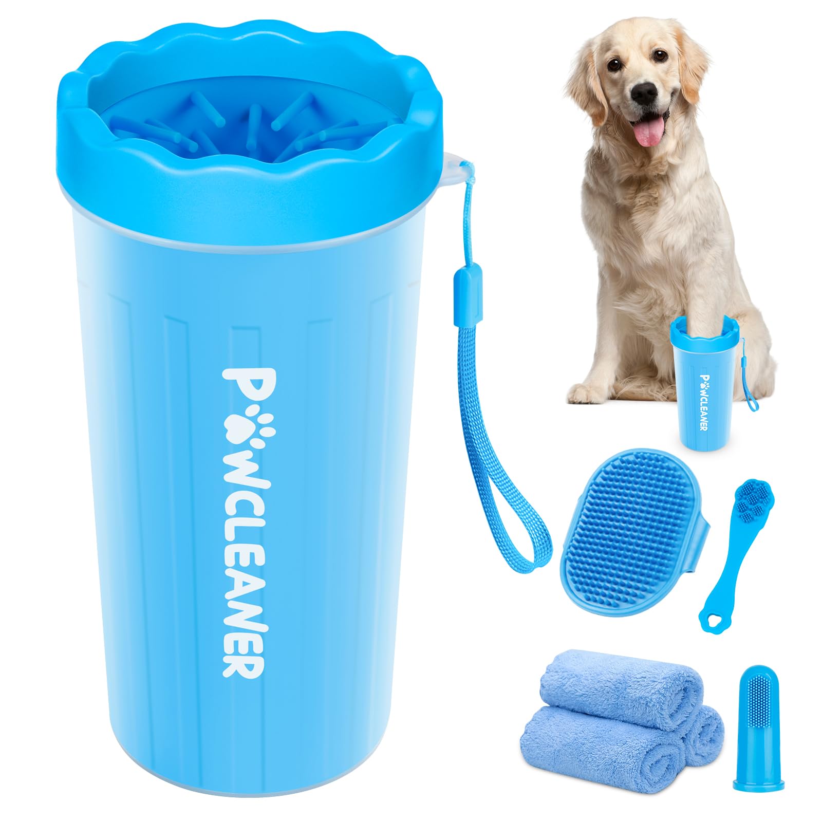 Comotech limpiapatas portatil, limpieza rápida de patas tras paseos en casa.