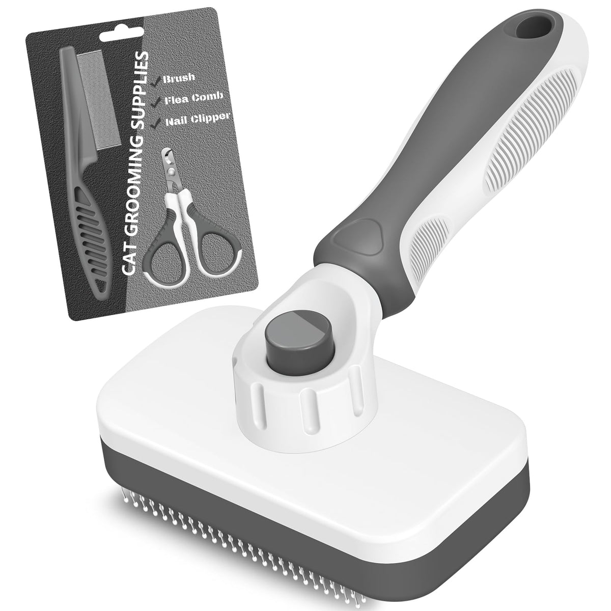 Set completo Comotech para cuidado diario de gatos, todo en uno