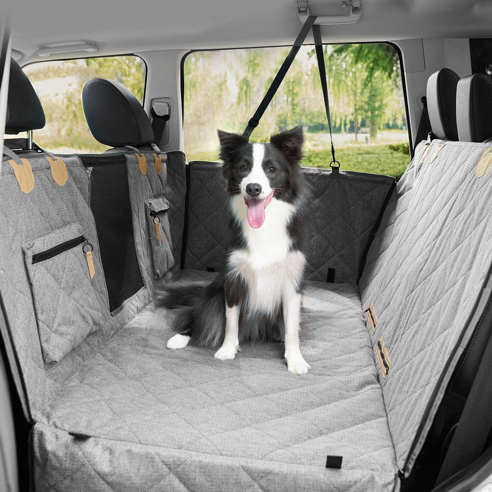 Protector de asiento Compawny para perro en coche, protege la tapicería.