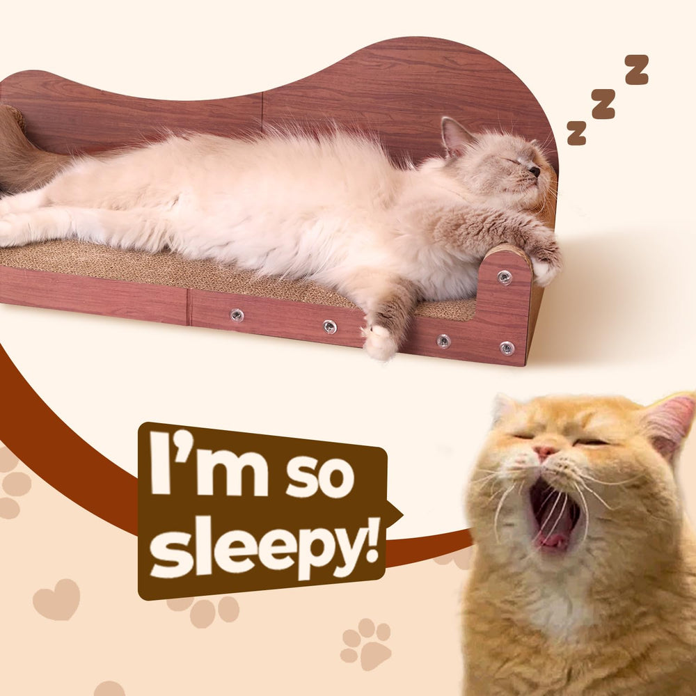 ComSaf admite dos gatos, ideal para convivencia y descanso.