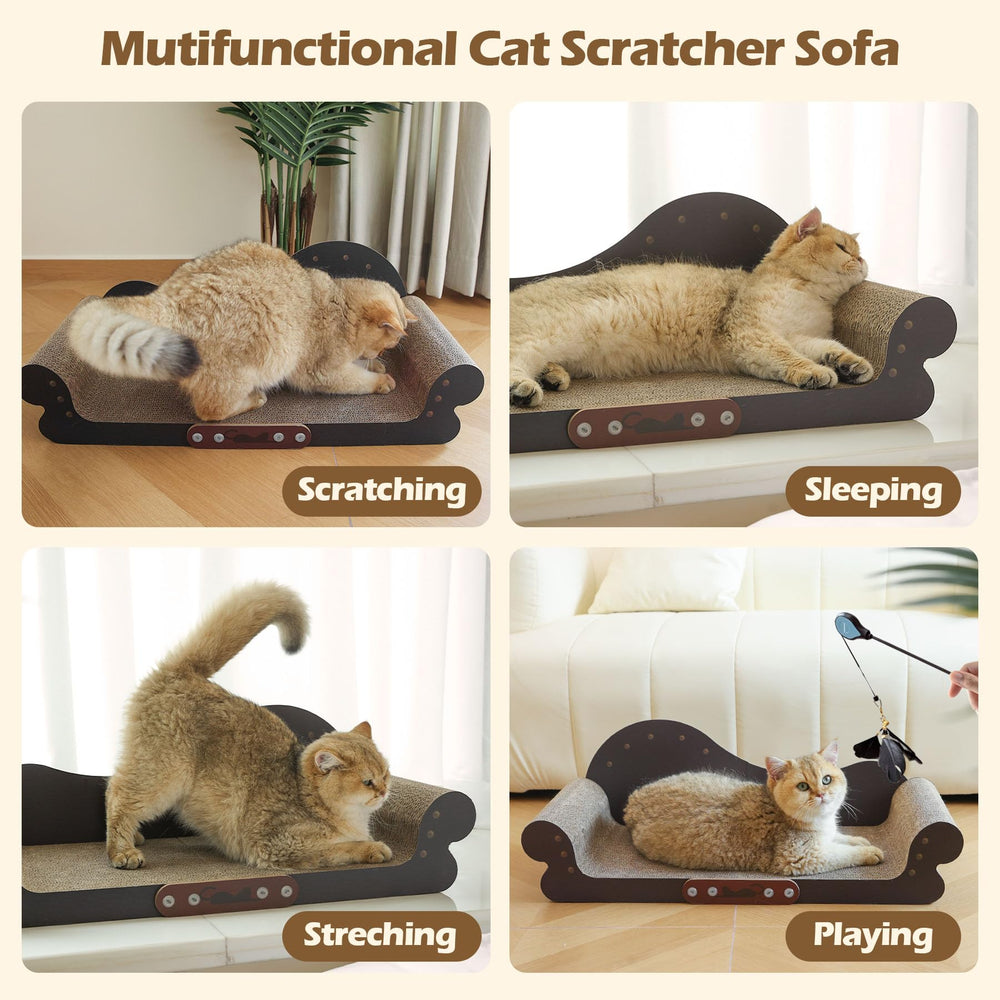 ComSaf dos gatos-relajacion, área amplia para felinos