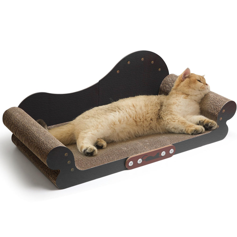ComSaf cama rascador para gatos de 26 pulgadas, amplio espacio para estirarse