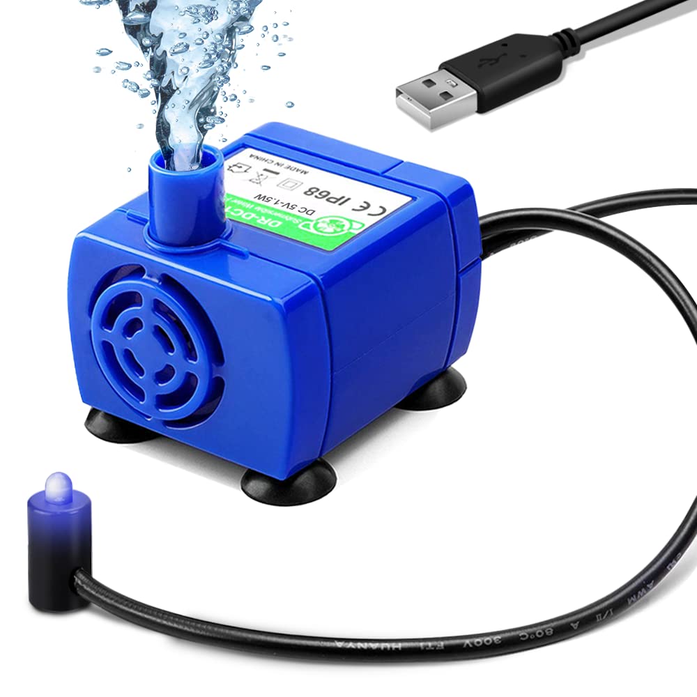 Bomba Comsmart para fuente de mascotas, motor DR-DC160, uso silencioso para beber con seguridad