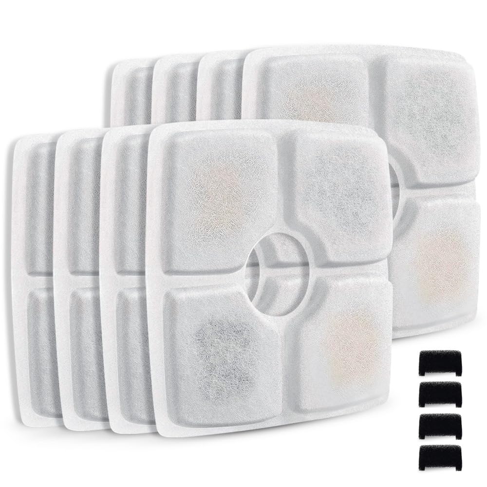 Comsmart filtro triple en fuente para gatos mejora el sabor.