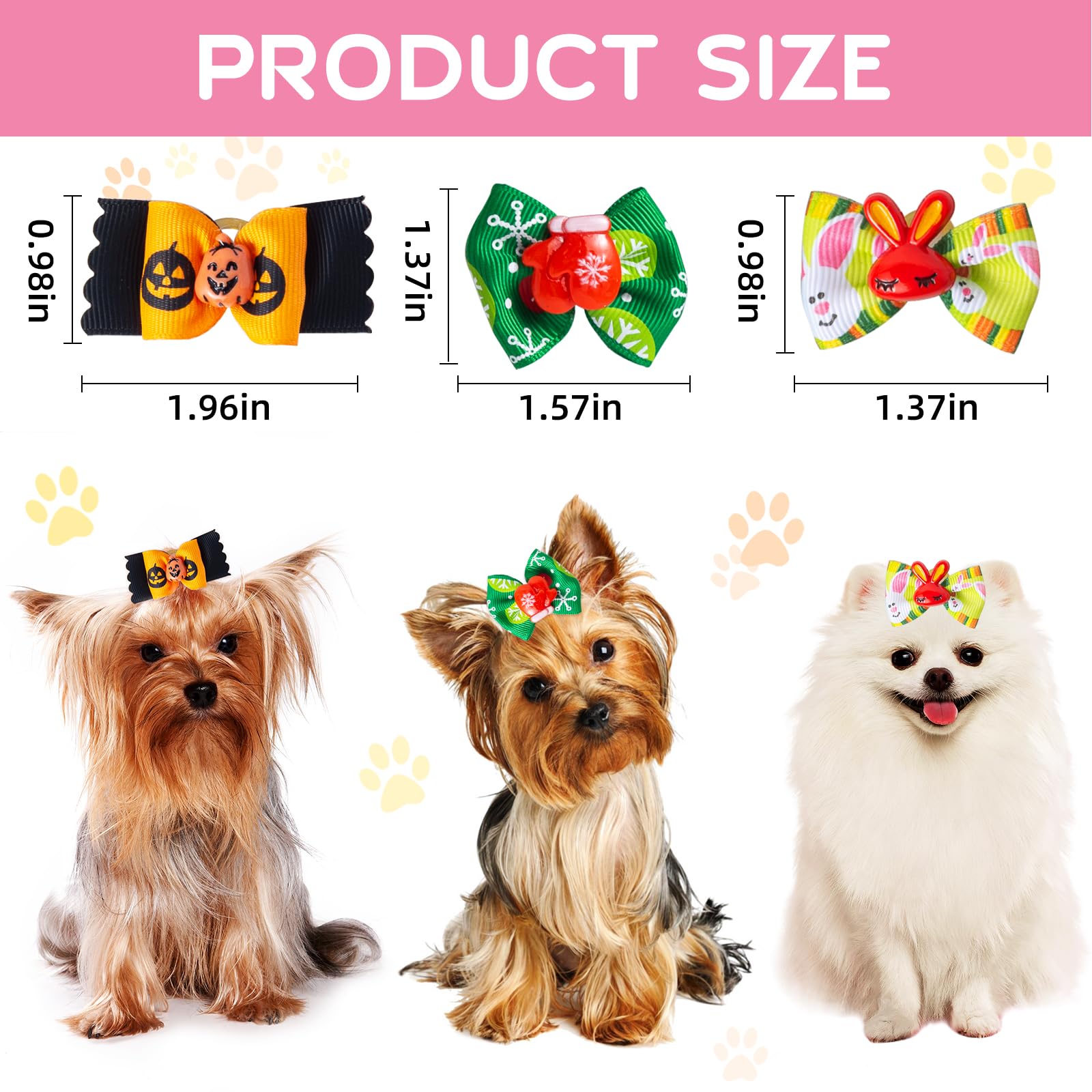 COMSUN lazo noche de brujas para perros, colores vivos para eventos.