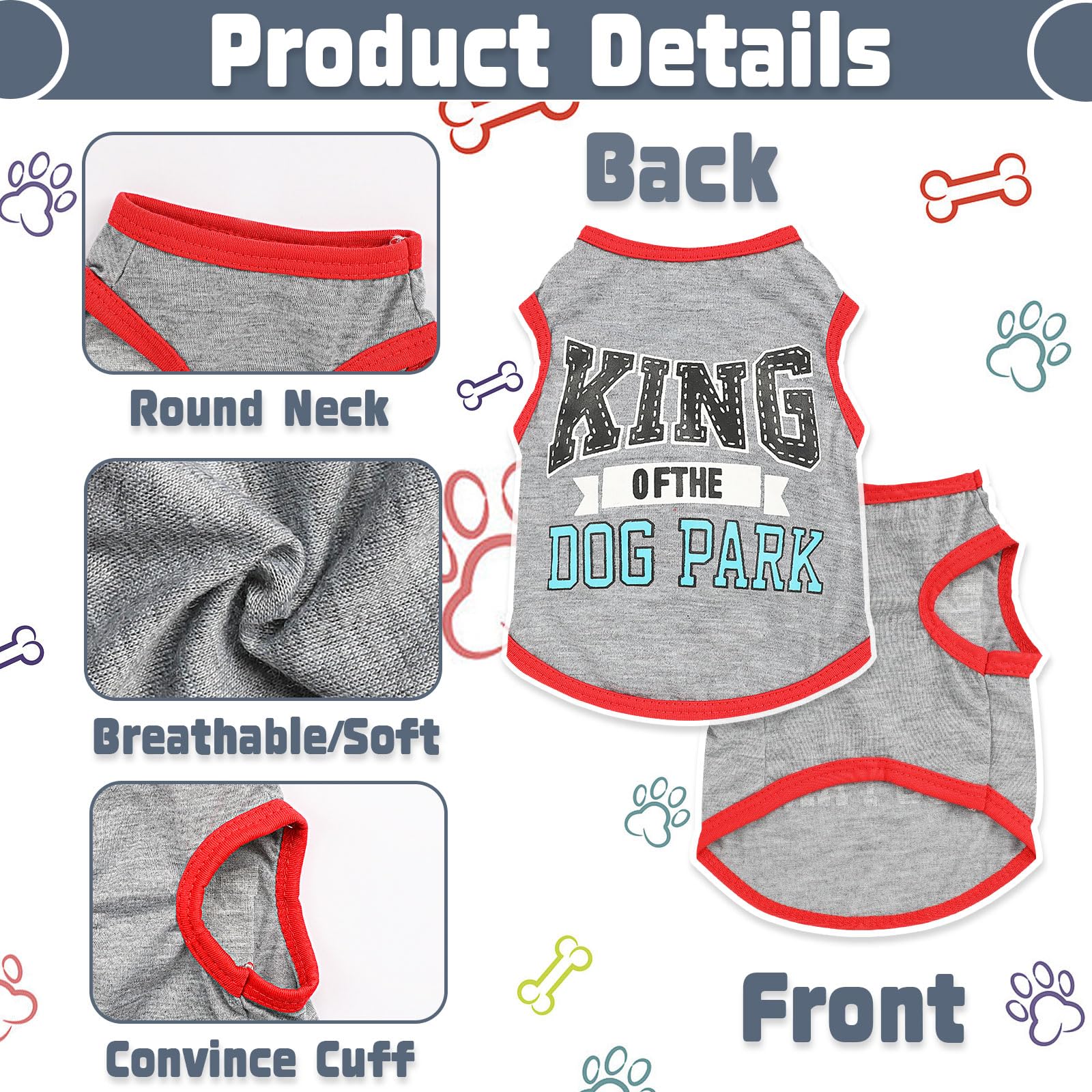 Conjunto con diseño de hueso, juego y estilo para mascotas pequeñas.