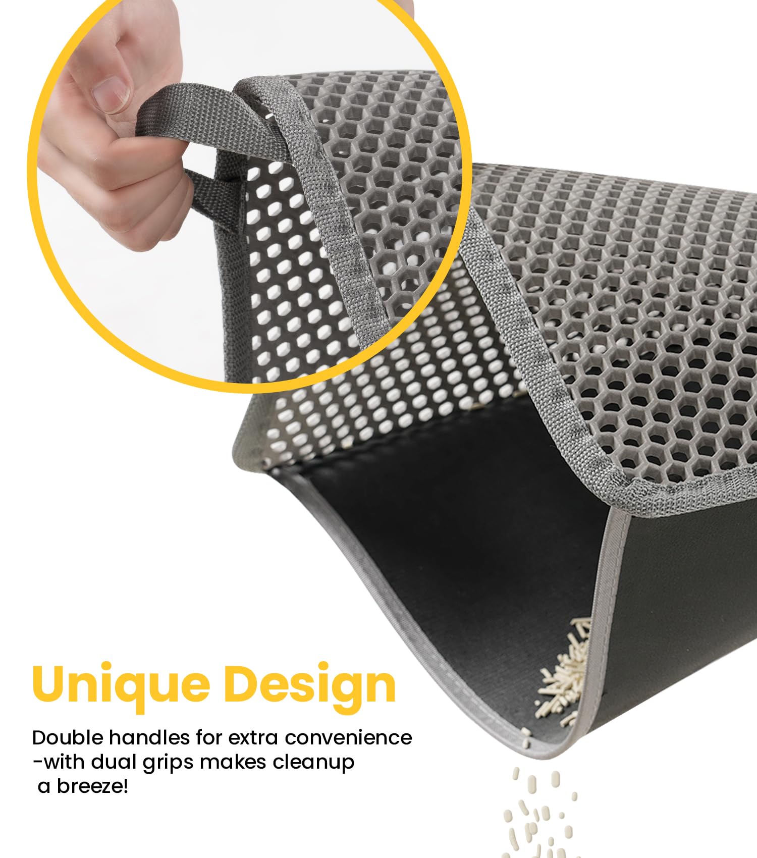 Conlun base impermeable evita filtraciones en el suelo.