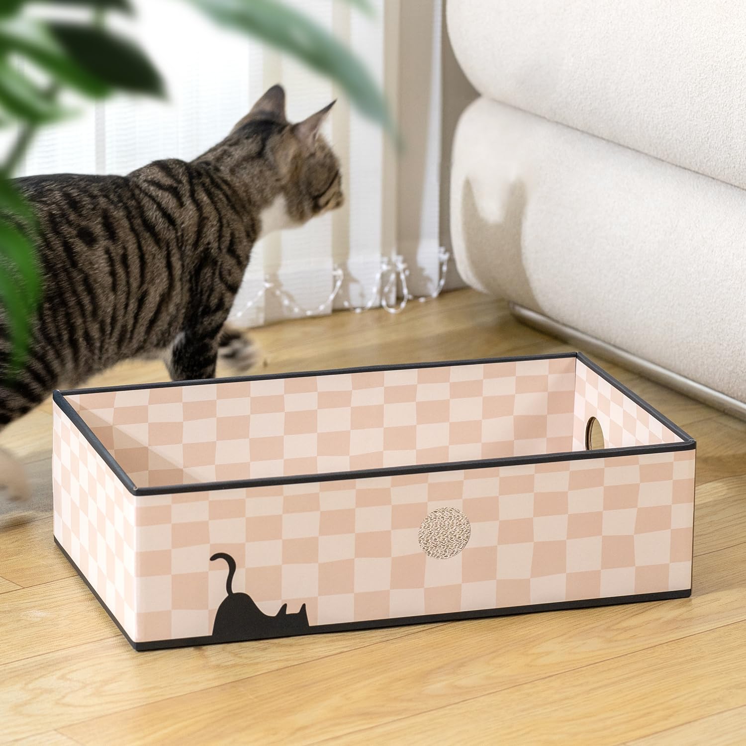 Conlun Caja Rascador Gatos - versión grande para varios felinos.