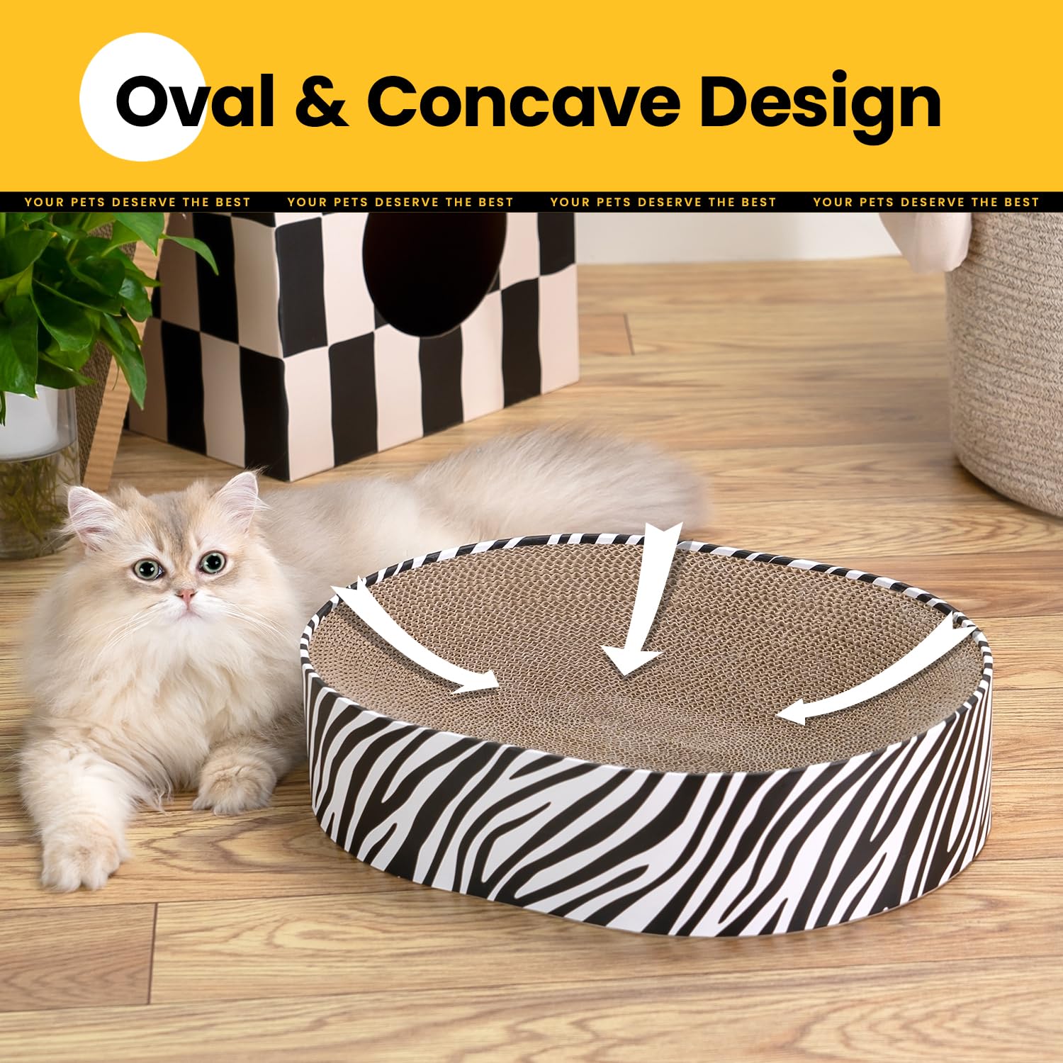 Conlun colores-elegantes-rascador-gato se integra al estilo del hogar
