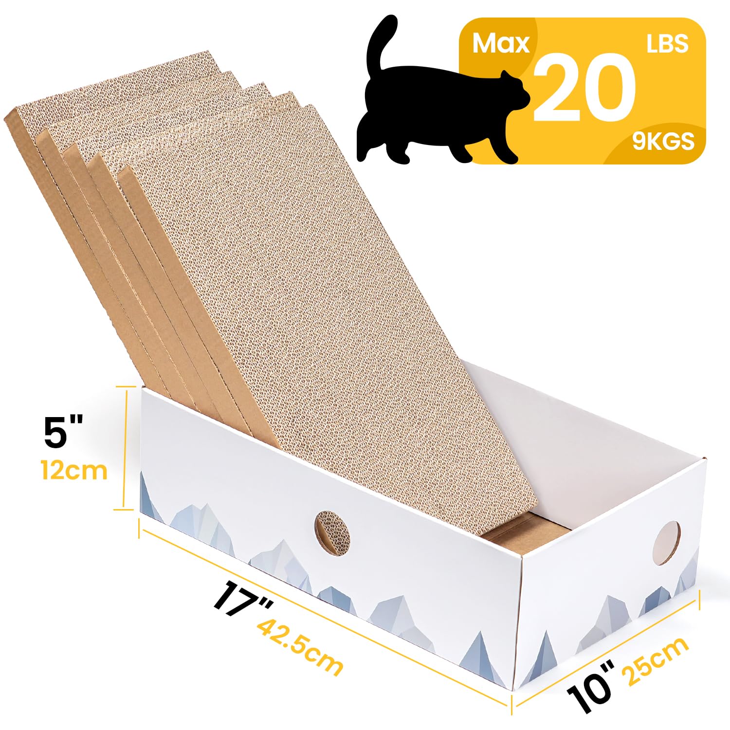 Conlun hueco interactivo para gato, diseño estimulante