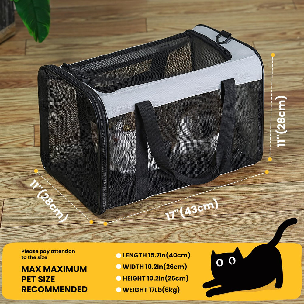 Conlun Transportin gato acceso superior, entrada rápida y cómoda.