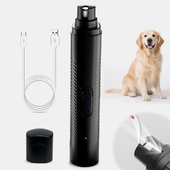 Consss lijadora de uñas para perros silenciosa con luz integrada para sesiones tranquilas.