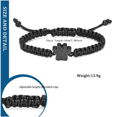 Constantlife dije huella de perro con urna, ideal para guardar cenizas de forma elegante.