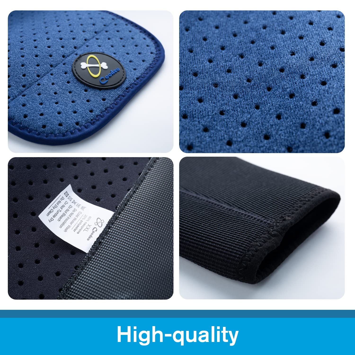 Protección duradera 2.5 mm Coodeo azul para mayor resistencia