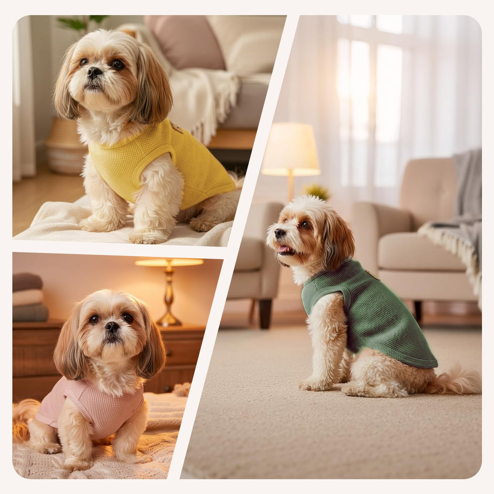 Camiseta COOHAMS para perro, lavado a máquina, cuidado sencillo.