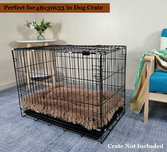 Cama para perro adaptable a jaula 48x30 pulgadas de Coohom.