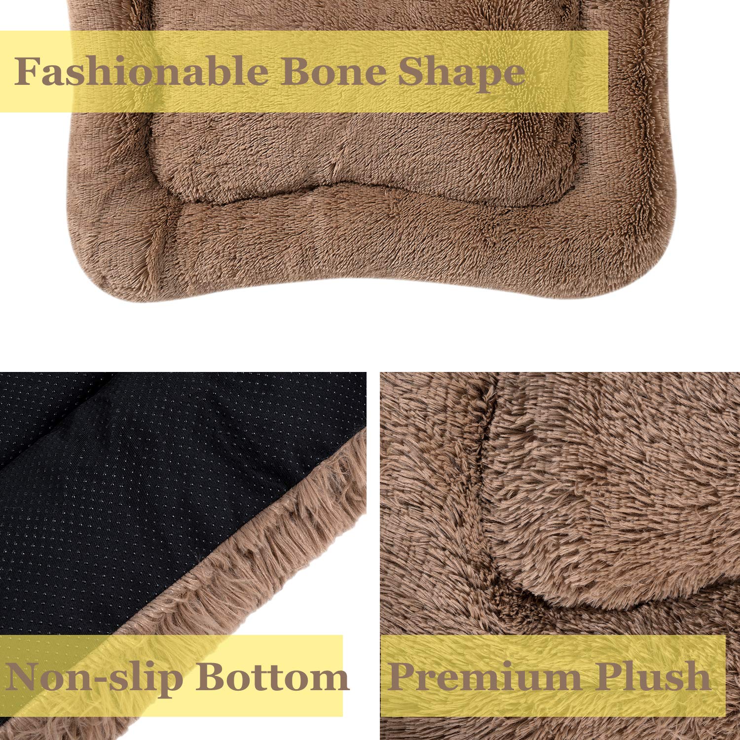 Base antideslizante de Coohom para cama de perro estable.