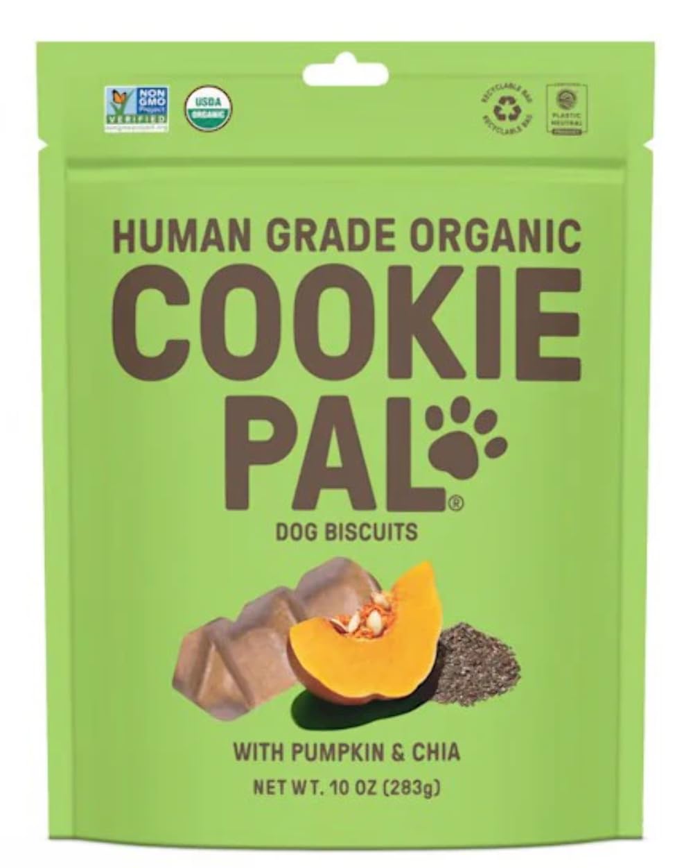 CookiePal calabaza y chia para perros: snack ideal para entrenamiento