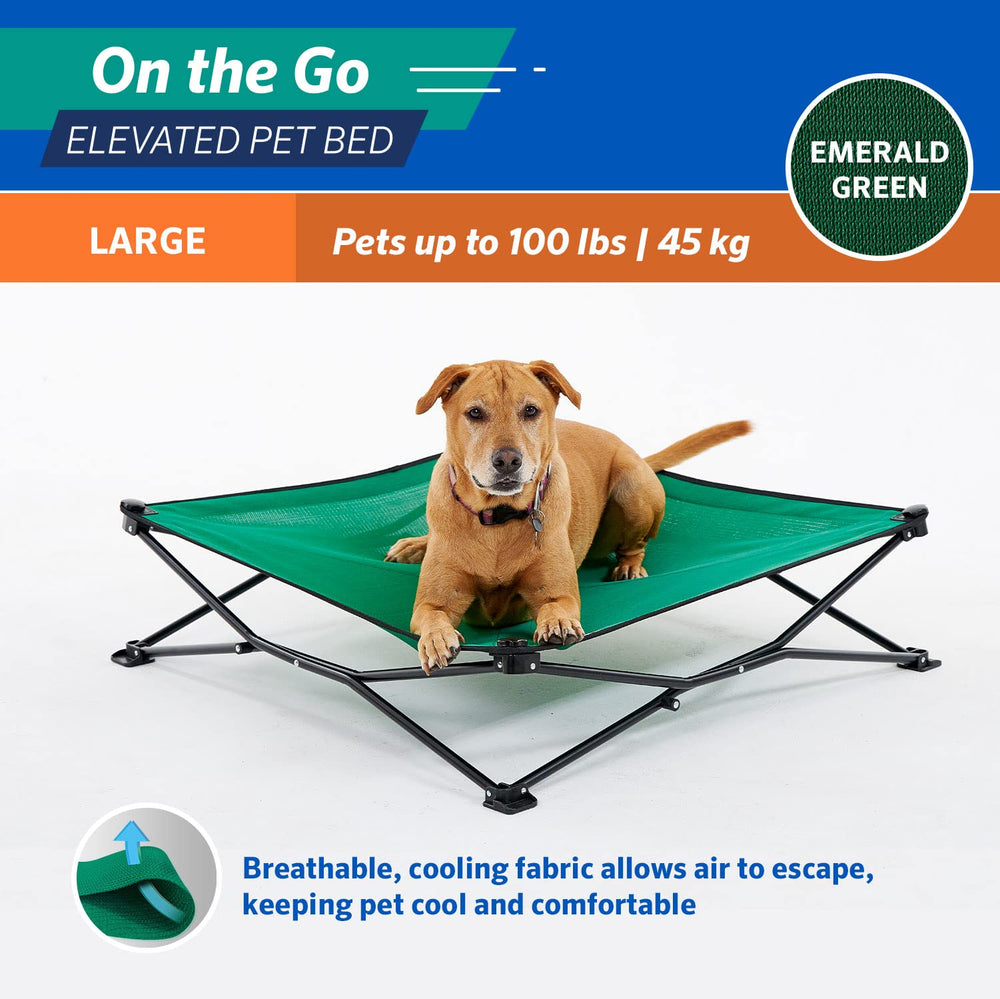Cama Coolaroo con bolsa de transporte incluida para viajar con facilidad.