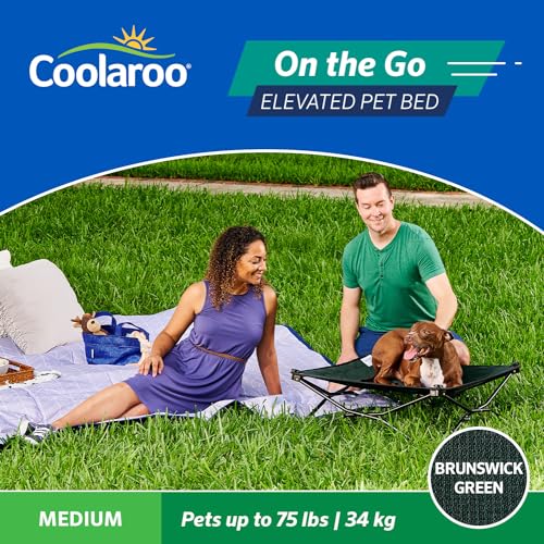 Cama Coolaroo resistente a la humedad, fácil de limpiar.