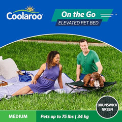Cama Coolaroo resistente a la humedad, fácil de limpiar.