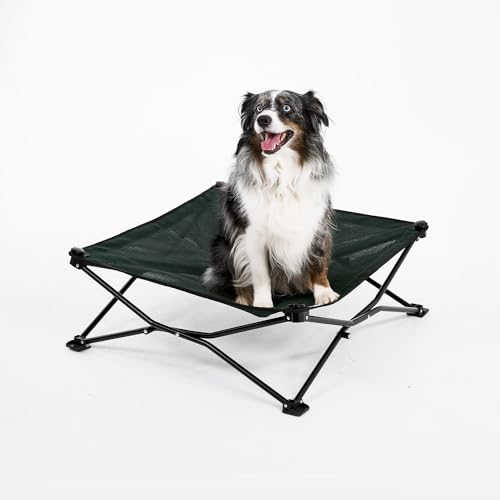 Cama Coolaroo con tejido respirable y flujo de aire 360°, descanso cómodo.