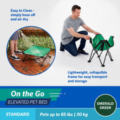 Coolaroo On-The-Go malla transpirable 360° para flujo de aire.