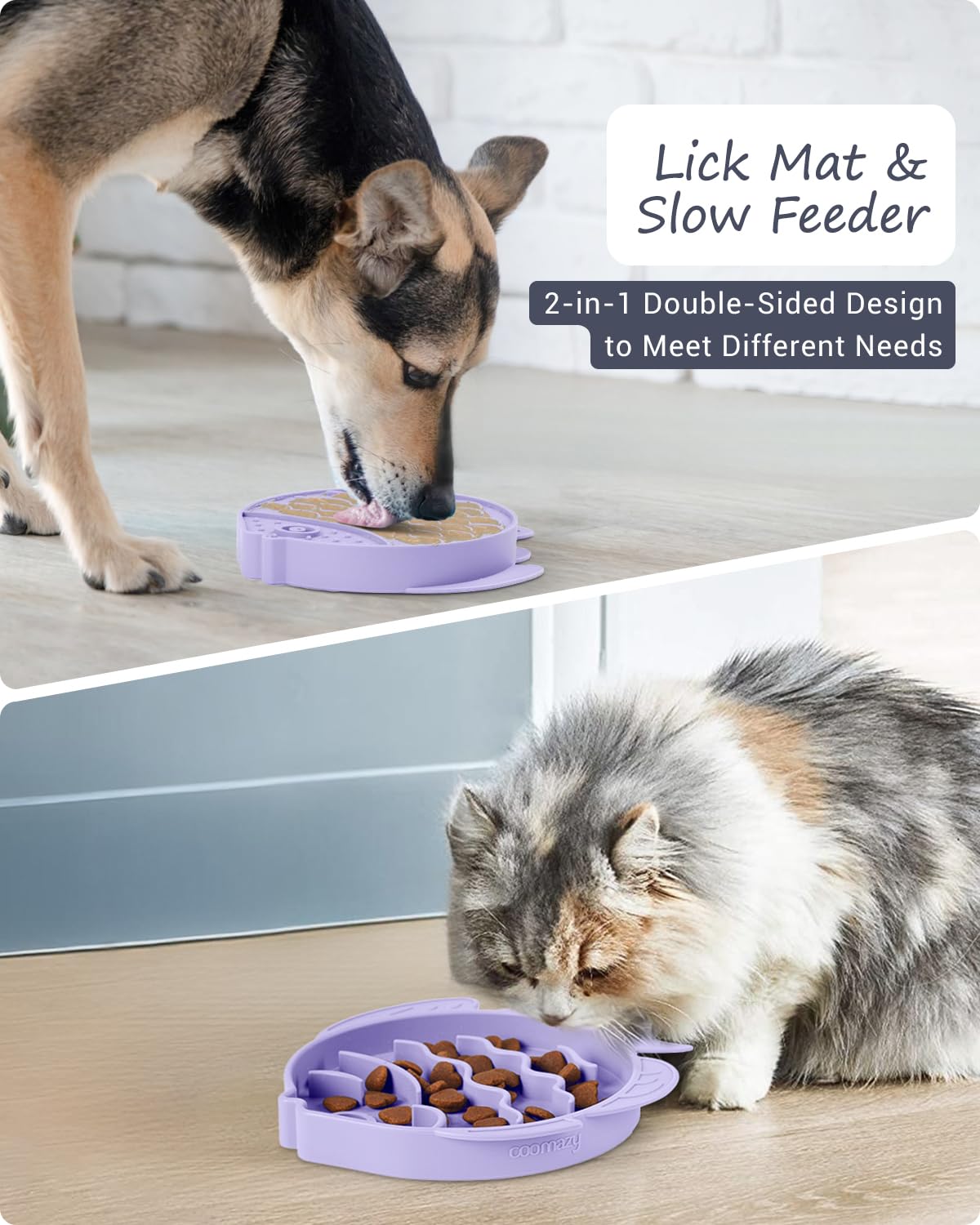 Coomazy cuenco con succión para perros grandes, evita vuelcos y favorece comer con calma.