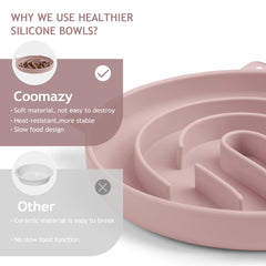 Coomazy tazón silicona apto para lavavajillas