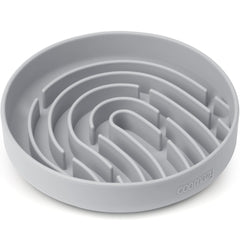 Coomazy tazón lento de silicona con laberinto para comidas pausadas