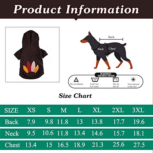 Coomour sudadera pavo prisionero para gato, cómodo y divertido para fiestas