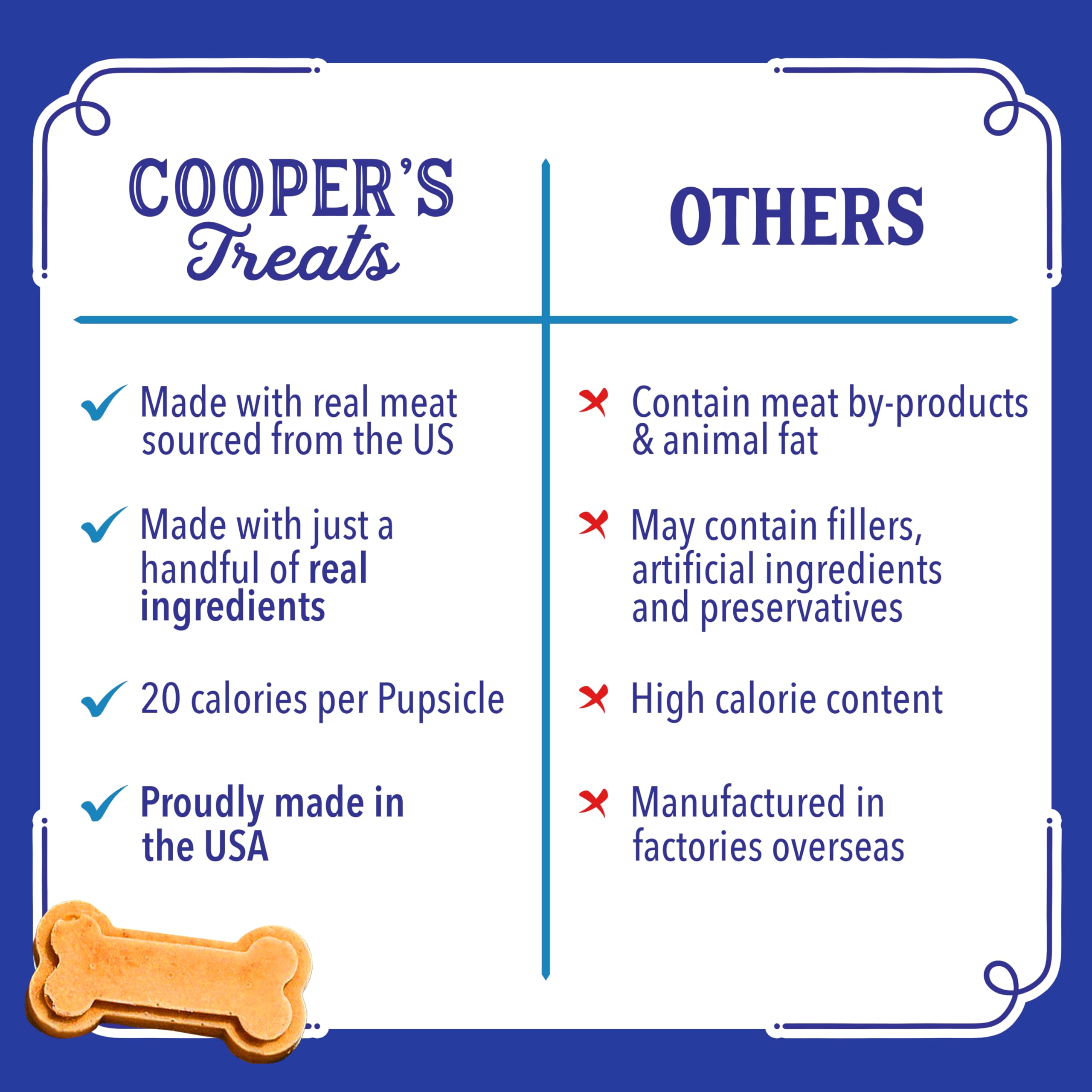 Recarga Pupsicle para perros pequeños, medianos y grandes listos para servir.