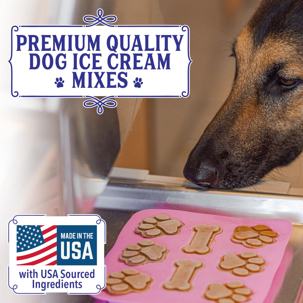 Pupsicle Mix para perros de todos los tamaños, sabor pollo y batata.
