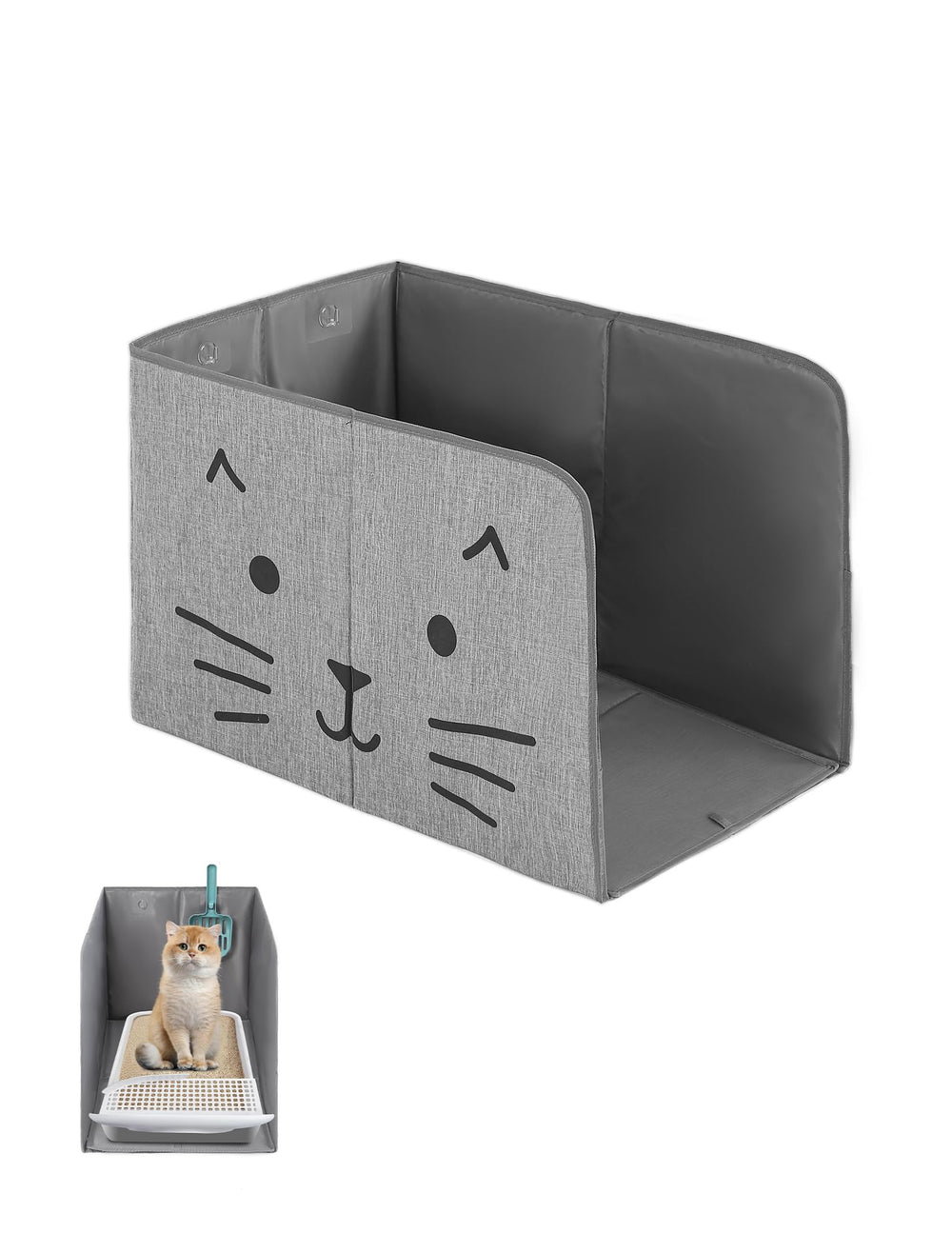 Protector de salpicaduras Coorganisers para caja de arena, evita derrames