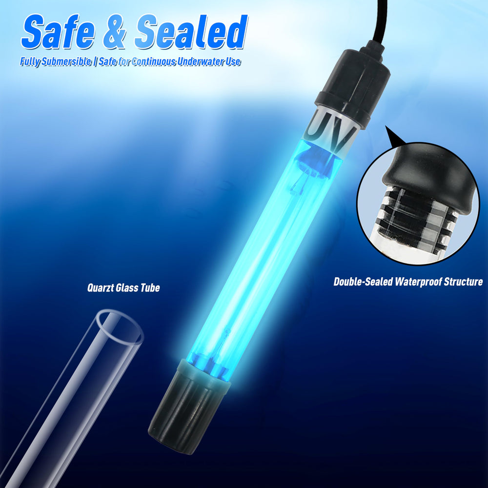 COOSPIDER Luz UV para spa subacuático crea ambiente limpio y sereno