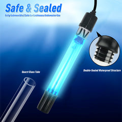 COOSPIDER Luz UV para spa subacuático crea ambiente limpio y sereno