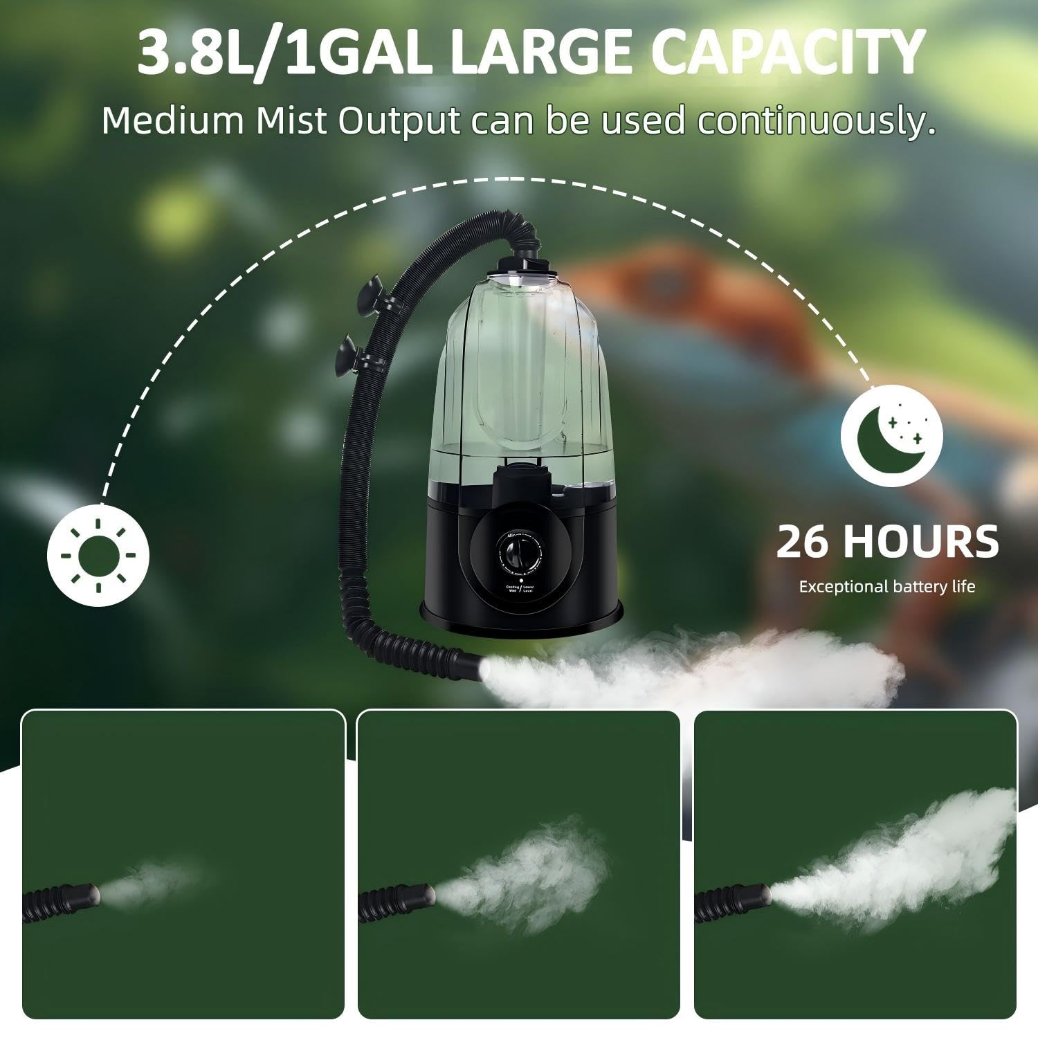 COOSPIDER neblinador, control de niebla frontal para ajuste rápido