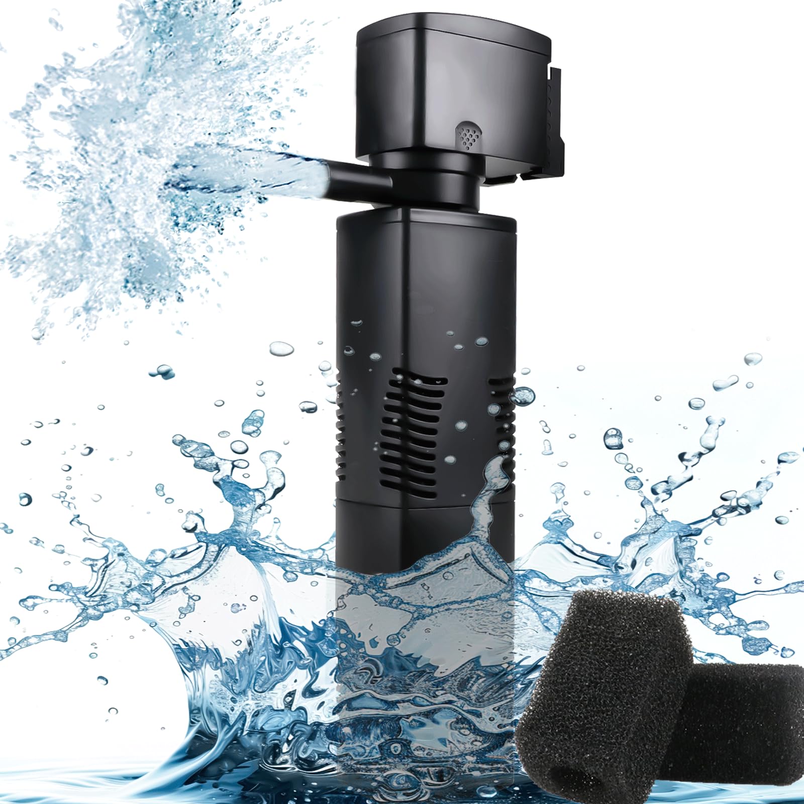 Filtro interior Coospider-Repta con bomba de 300 galones por hora para acuario.