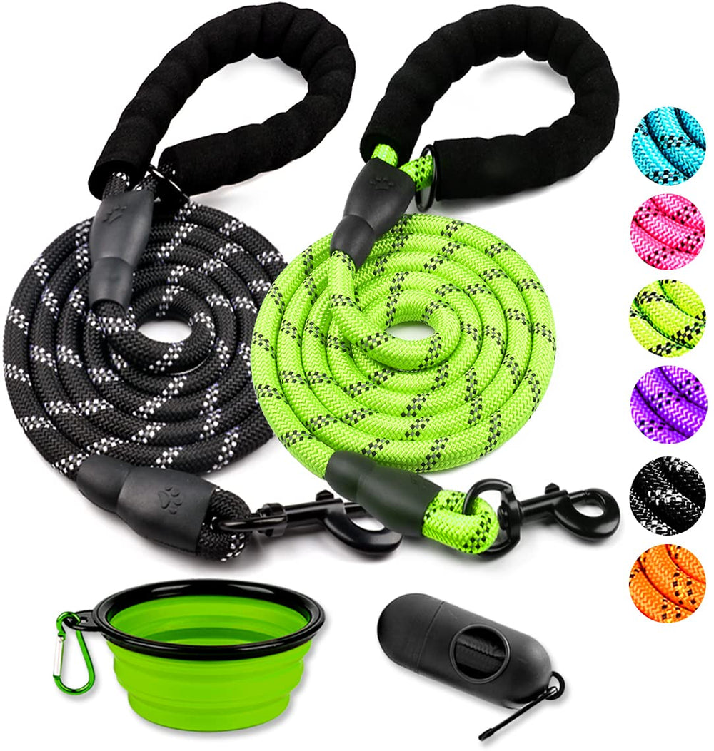 COOYOO correa 6 pies en pack doble para paseos diarios con control.
