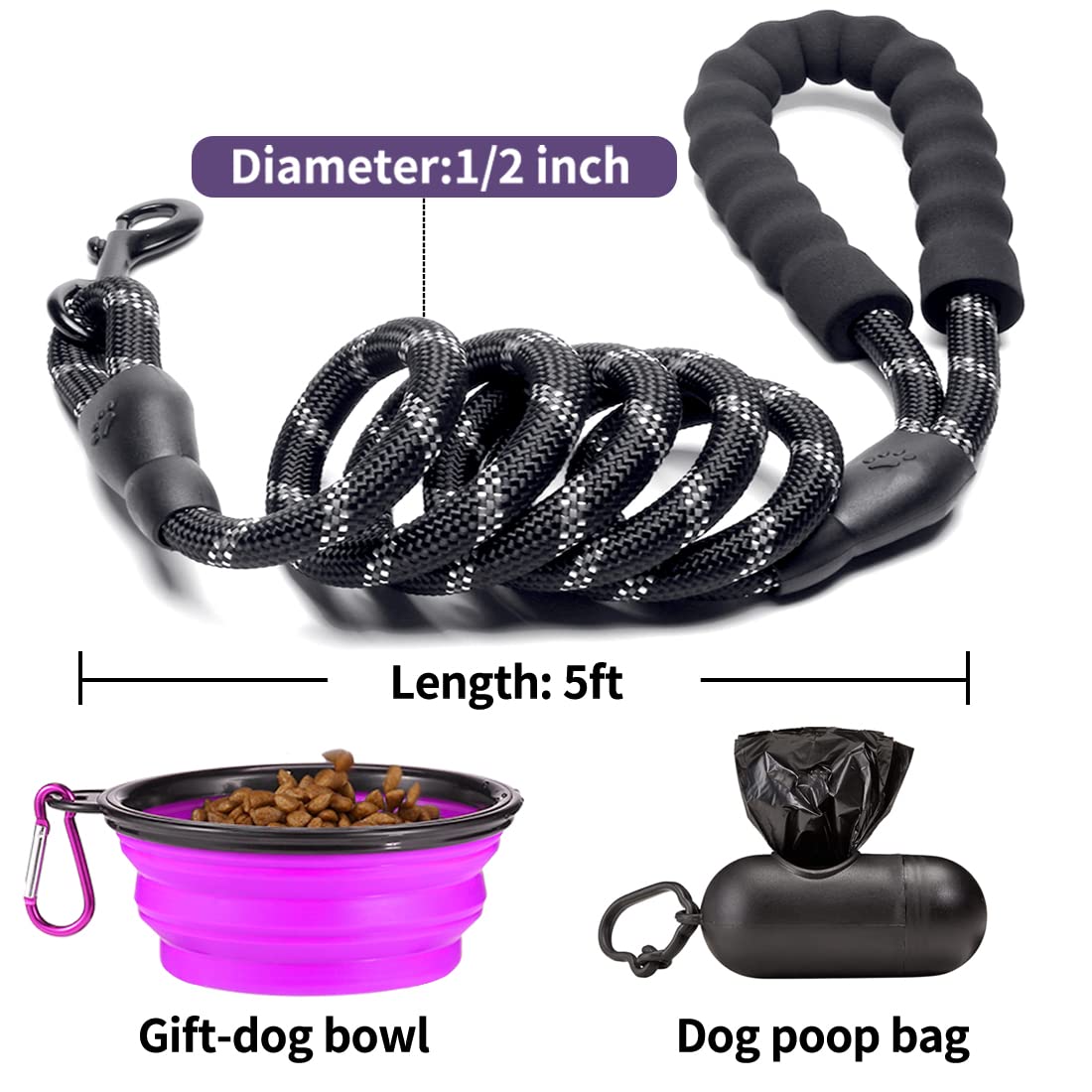 COOYOO dispensador de bolsas facilita la limpieza durante salidas.