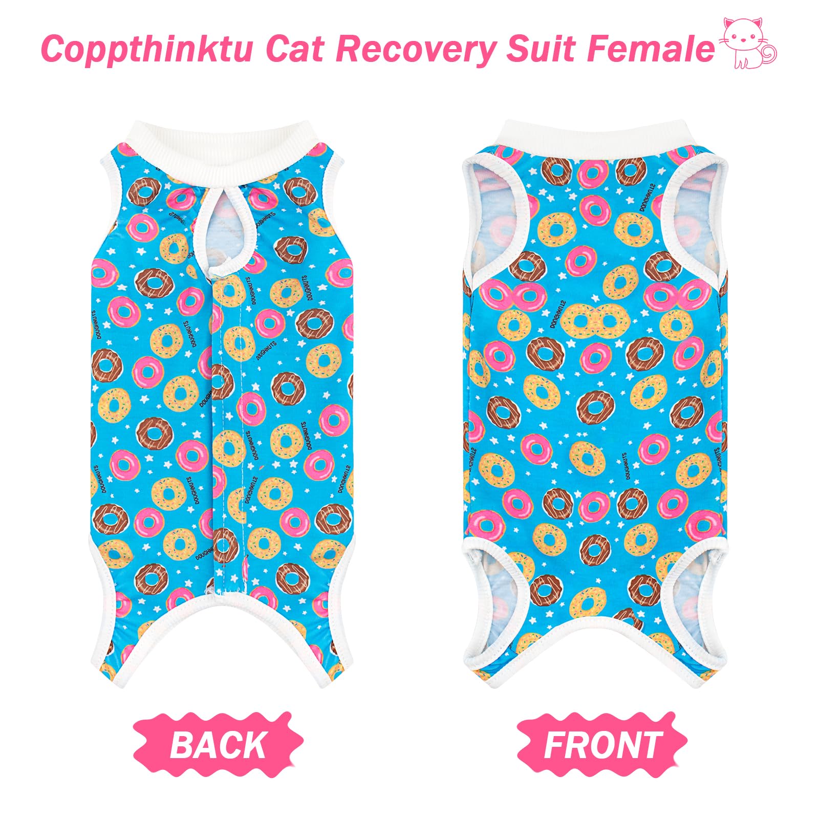 Disfraz Coppthinktu para gata, lavable a máquina y reutilizable
