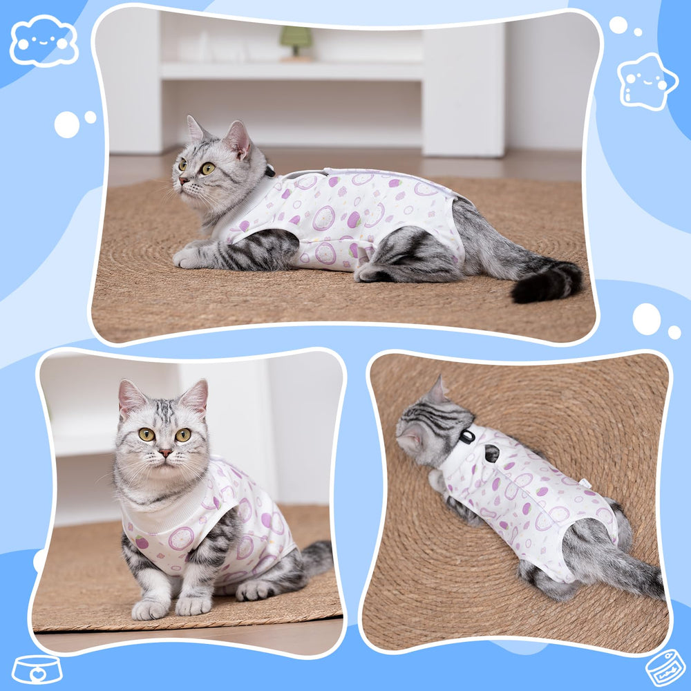 Coppthinktu gata recuperación mono, tela transpirable que favorece el confort tras cirugía.
