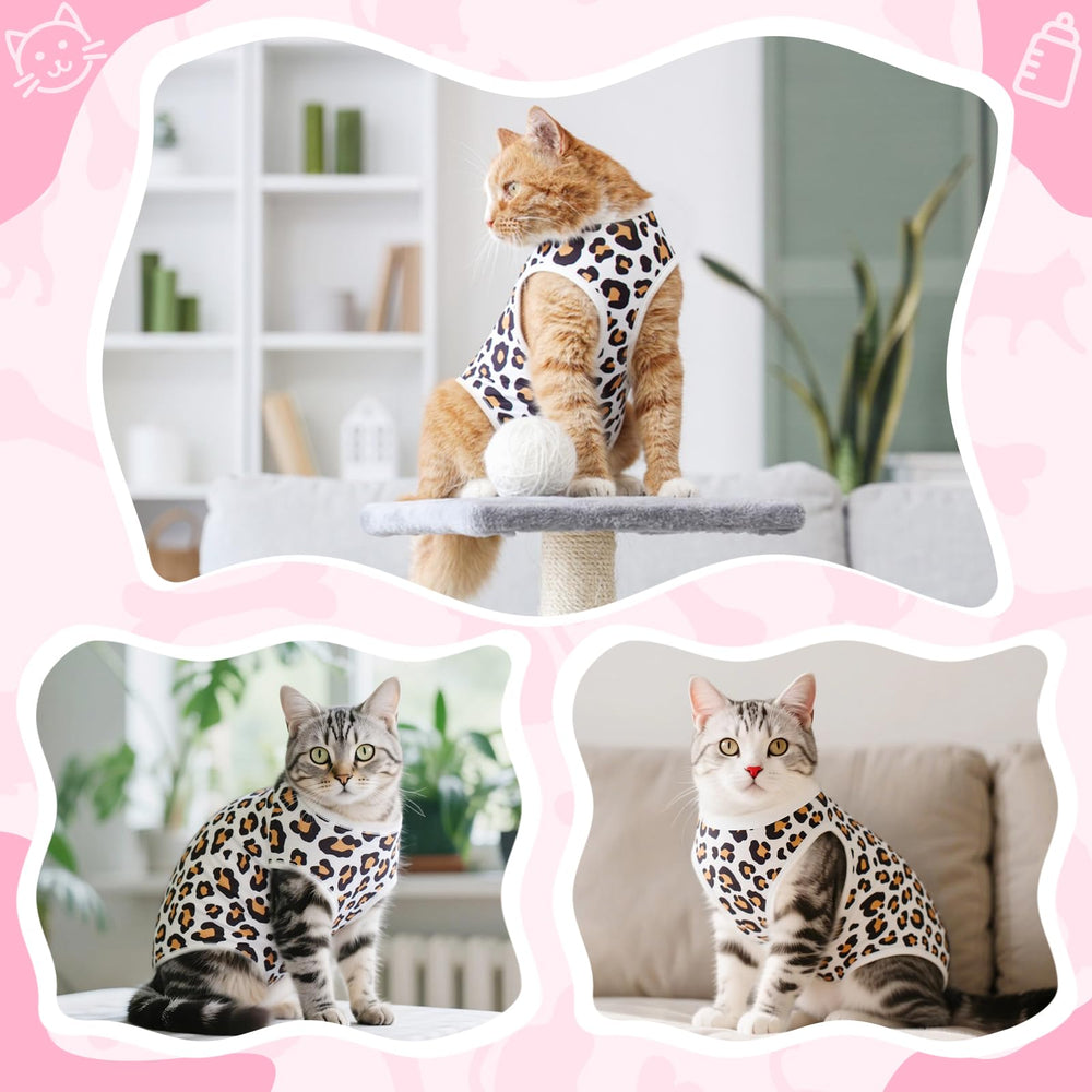 Coppthinktu mono con patrón leopardo, combinación de comodidad y estilo felino.