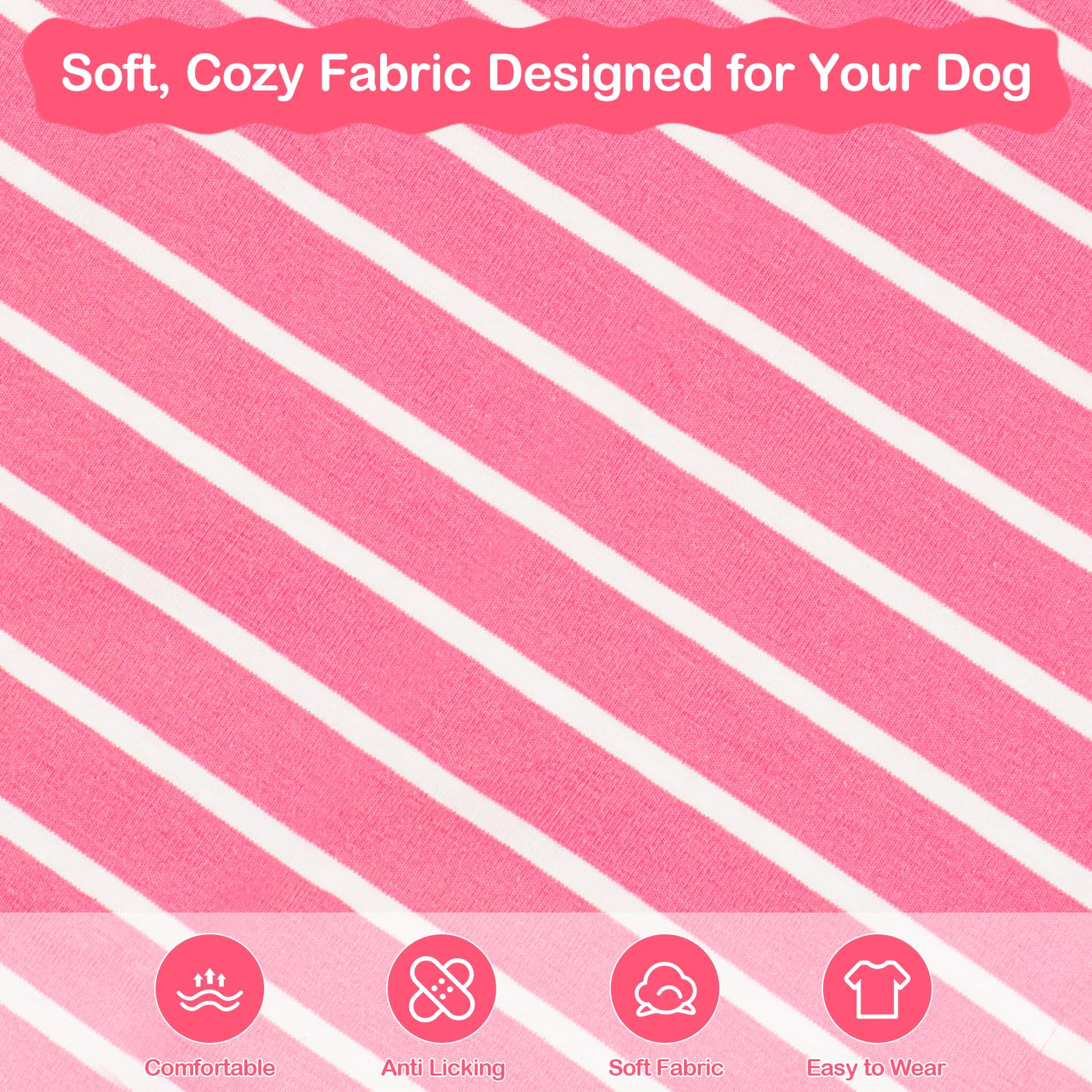 Coppthinktu pijama quirúrgico para perros, diseño suave y transpirable para mayor confort.