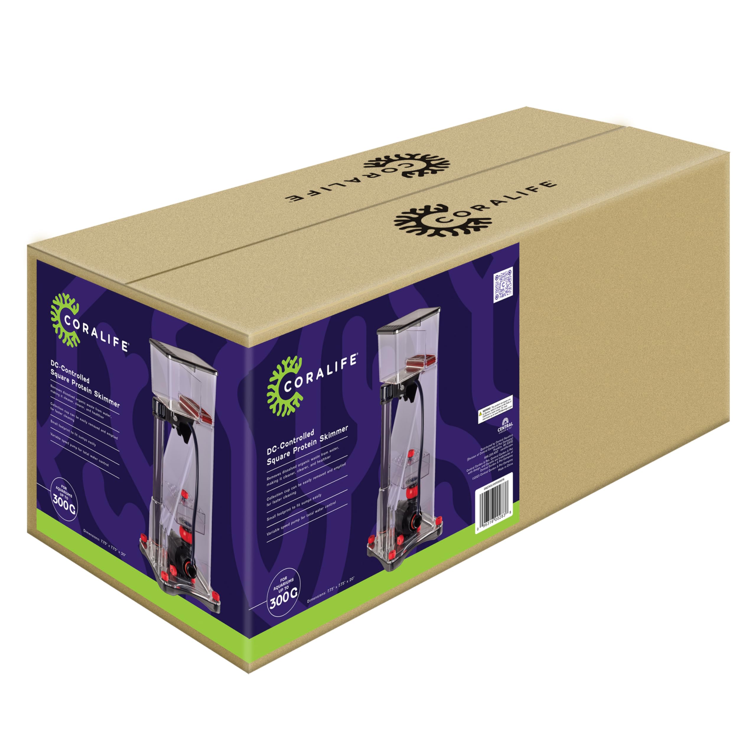 Coralife espumador: control remoto en línea para ajustes precisos.