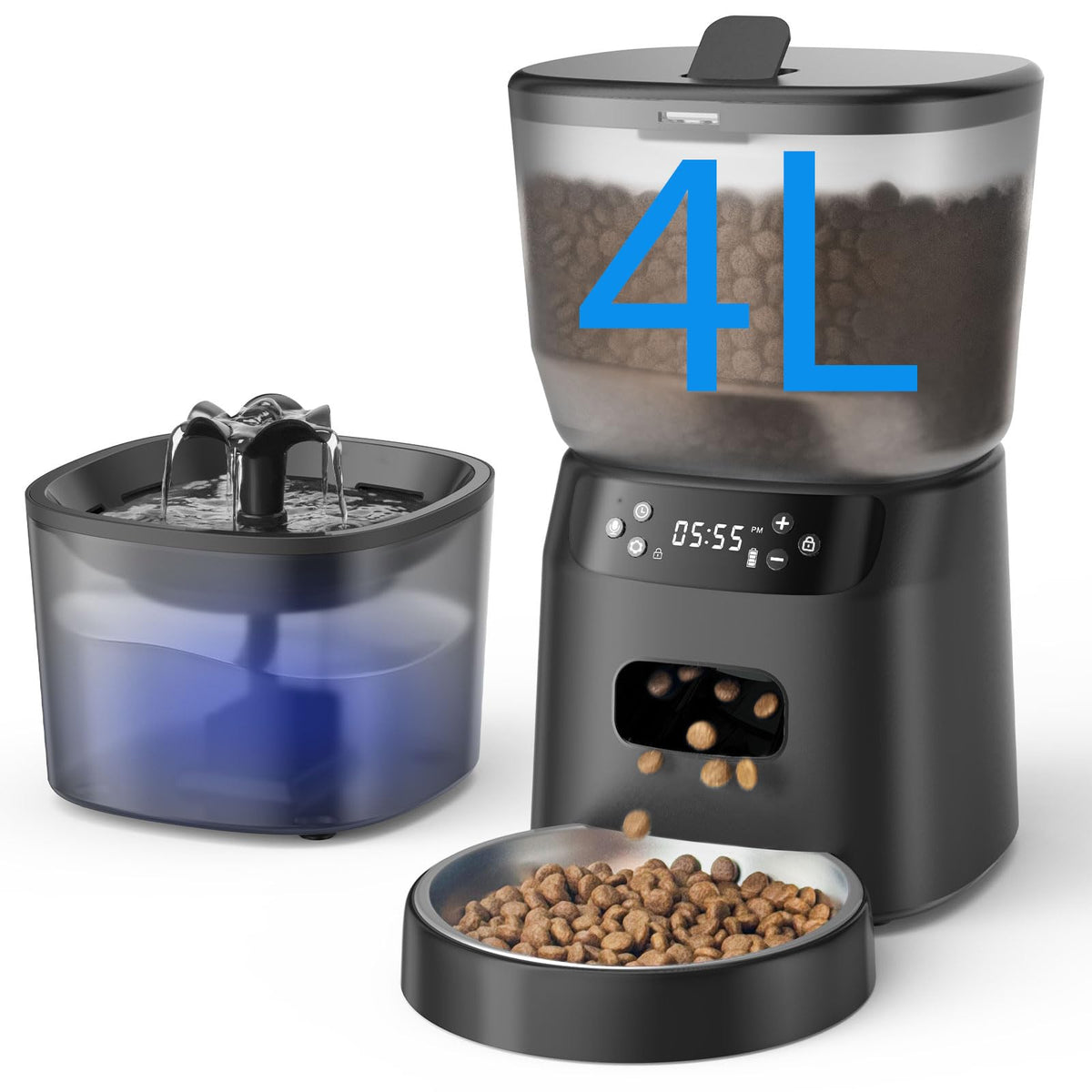 CORGOTE alimentador automático para gato facilita comidas a horario.