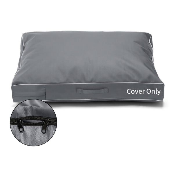 COSHNIBI funda cama perro 54l44w4h gris, ajuste perfecto y protección impermeable