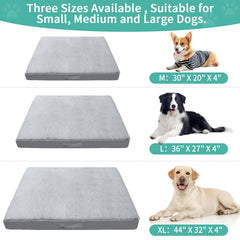 COSHNIBI funda cama perro acolchado suave para mayor confort durante siestas