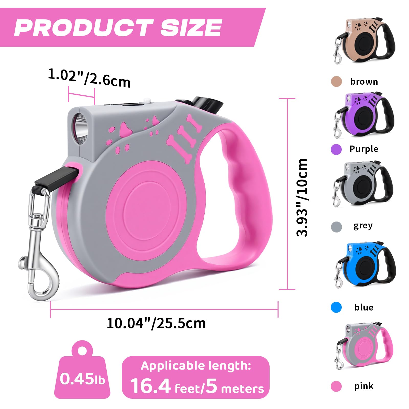 Mango ergonómico COSOWO facilita agarre cómodo durante caminatas