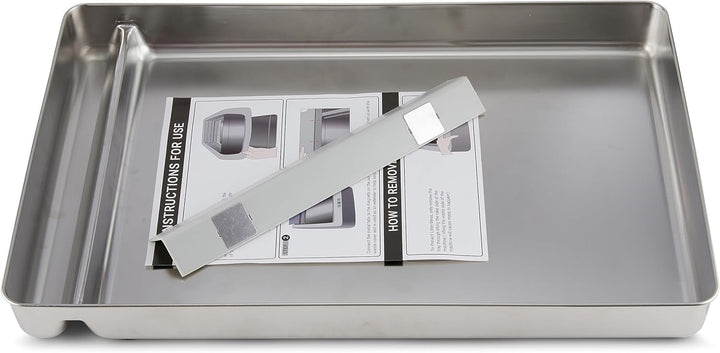 COSPARX bandeja de acero inoxidable, duradera y fácil de mantener.